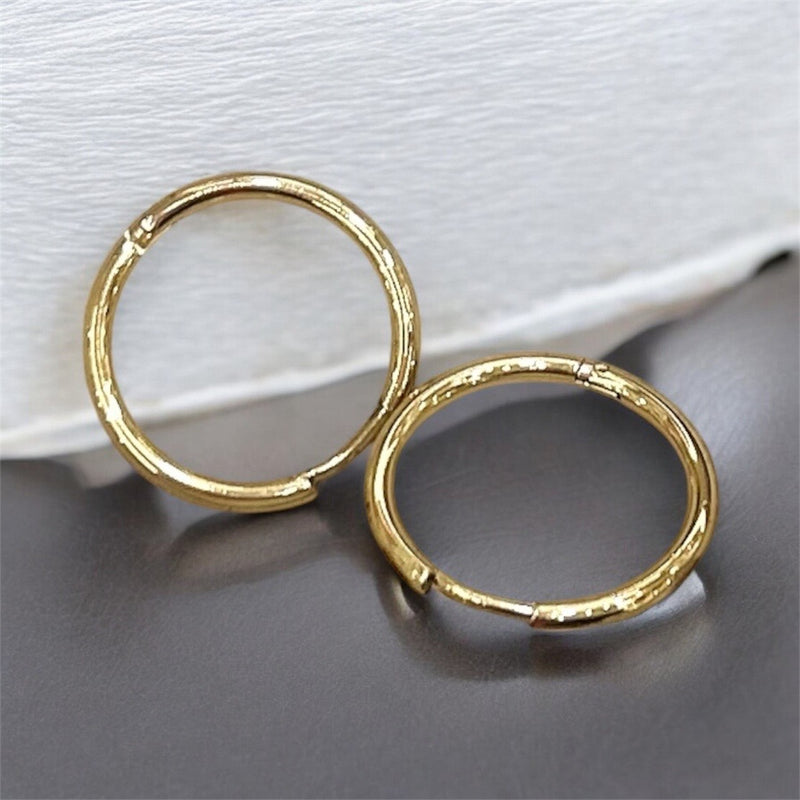 LUCA BARRA-ORECCHINI CERCHIO DONNA IN ACCIAIO DIAMETRO 3 MM