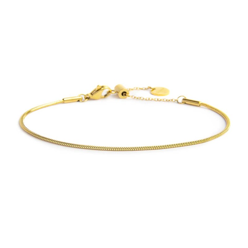 MARLU- Bracciale catena snake quadrata
