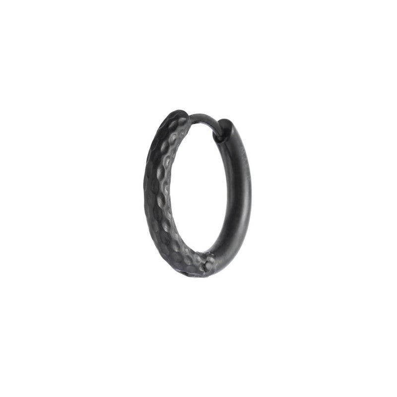 MARLU- Orecchino a cerchio 1,7 cm trama diamantata