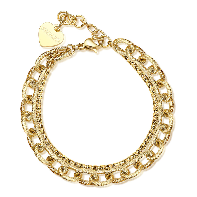 S'AGAPO Bracciale CHUNKY