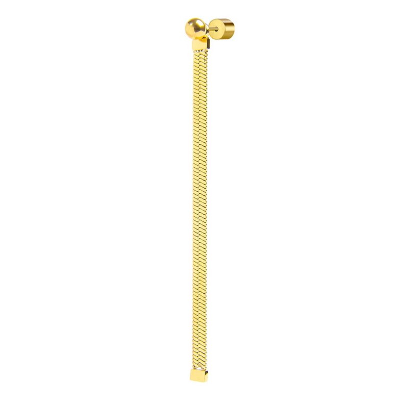 MARLU- Orecchino pendente con catena snake