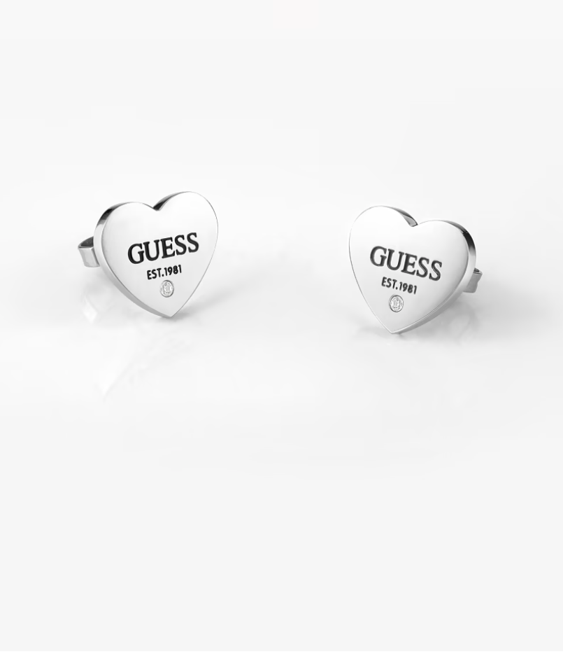 GUESS- ORECCHINI CUORE