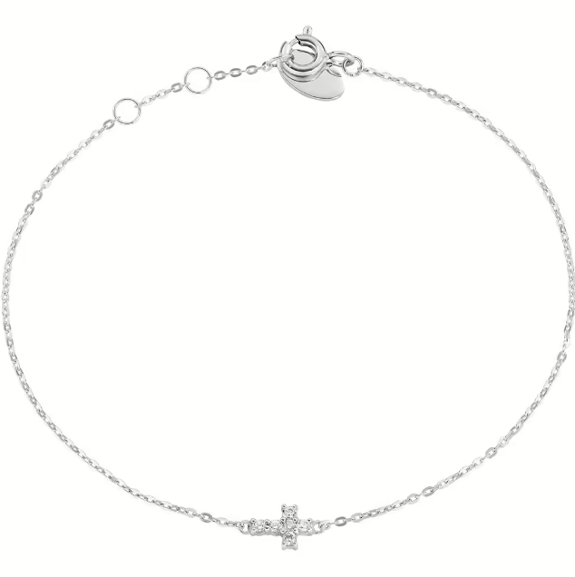 AMEN - BRACCIALE CON CROCE ZIRCONATA