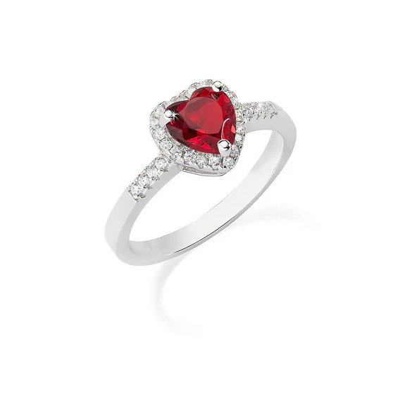 Anello Amen Rodio Cuore dell'Oceano