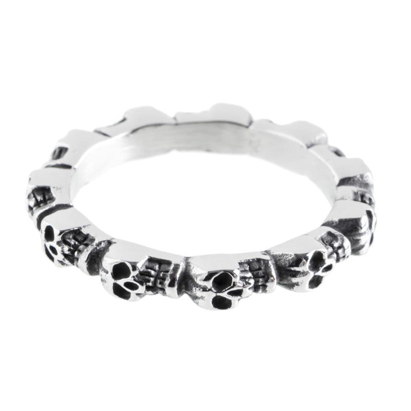 MARLU- Anello con teschi piccoli