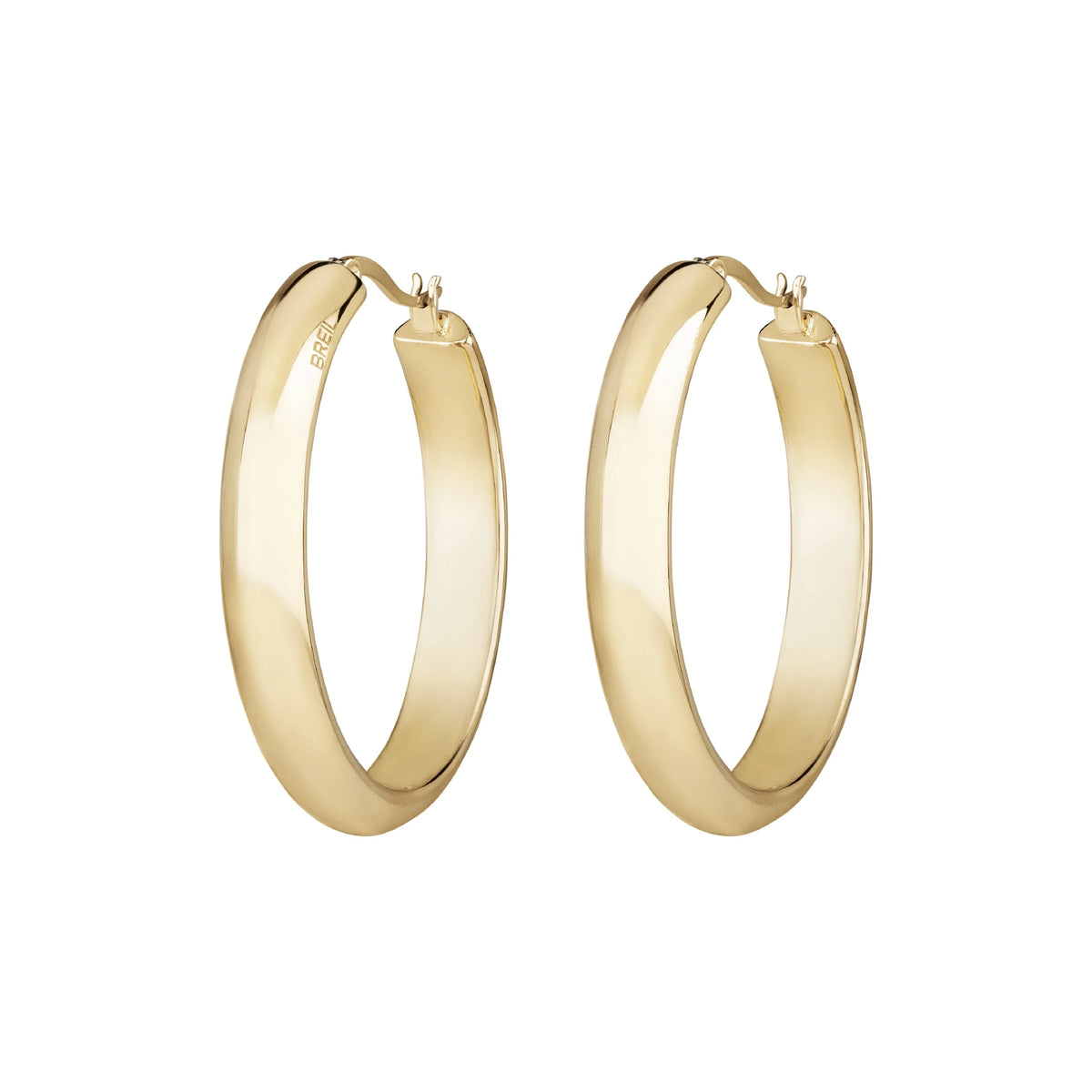 LUCA BARRA-Orecchini a Cerchio in Argento 925 7MM