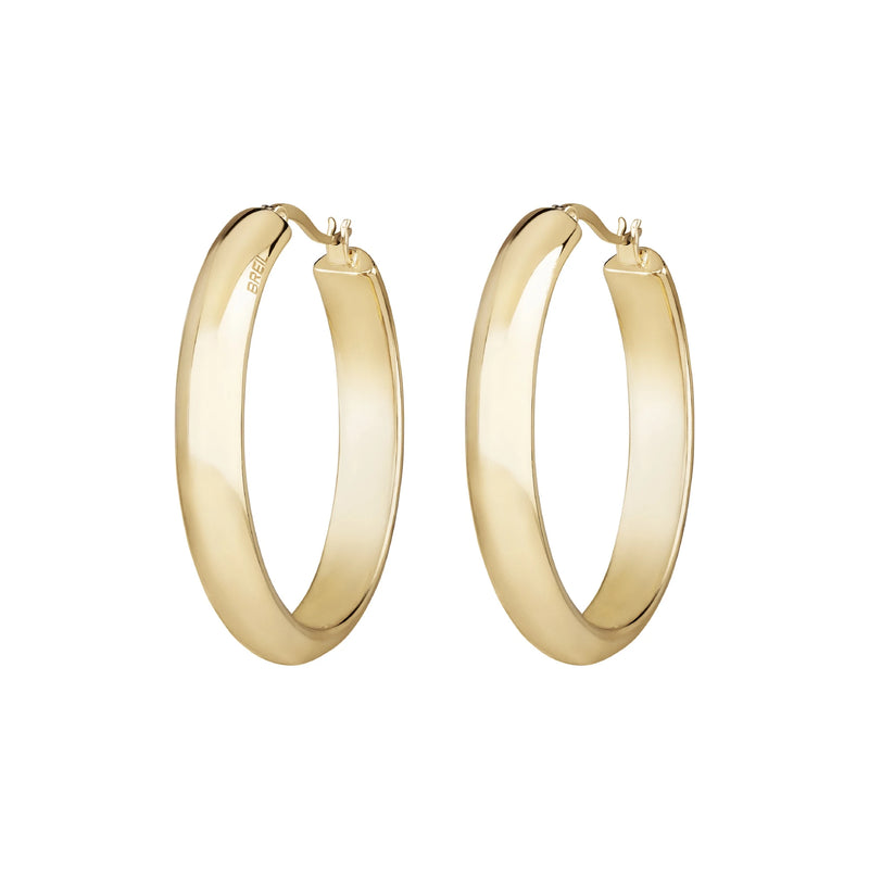LUCA BARRA-Orecchini a Cerchio in Argento 925 7MM