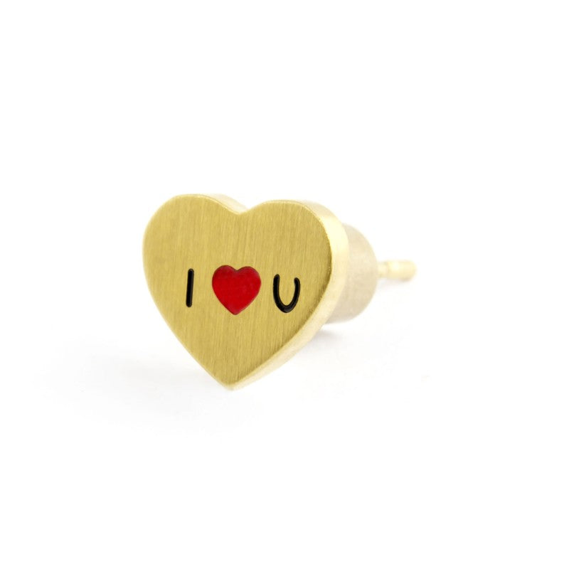 MARLU- Orecchino a lobo cuore love
