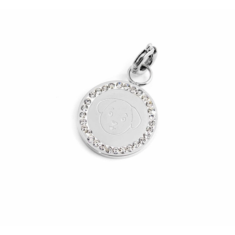 MARLU- Charm cane con cristalli