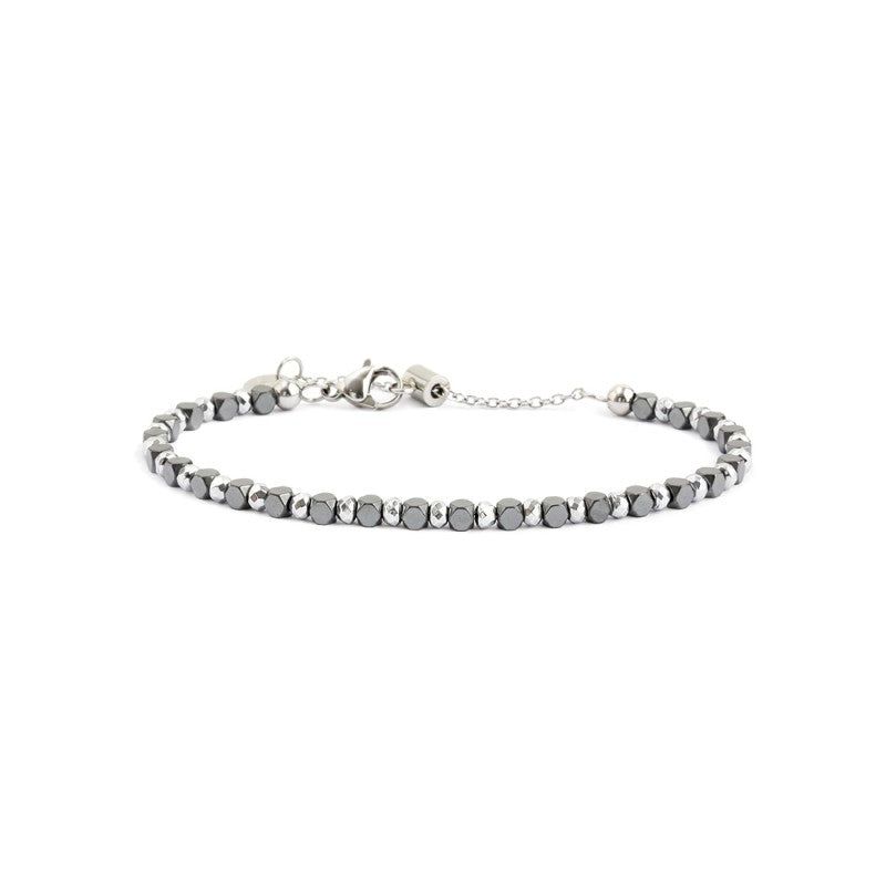 MARLU-Bracciale ematite cubica
