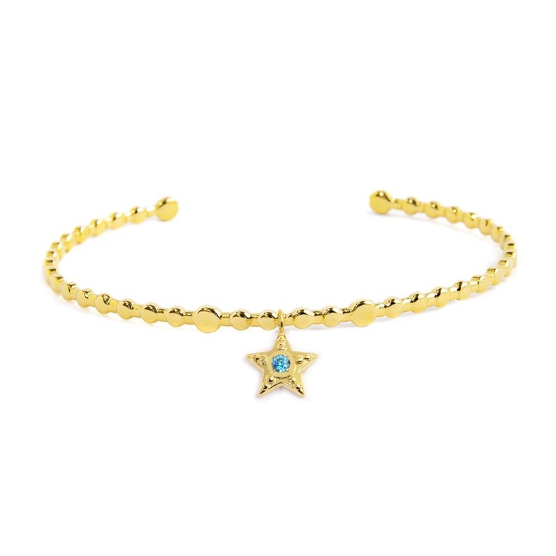 MARLU- Bracciale rigido stella pendente