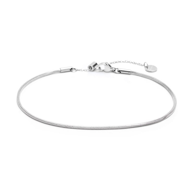 MARLU- Cavigliera catena snake quadrata