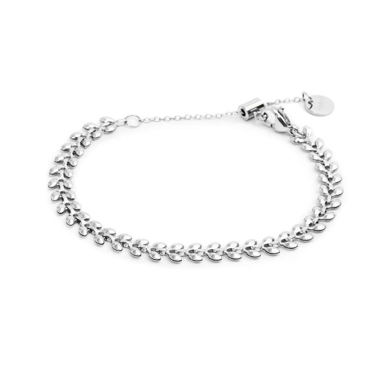 MARLU- Bracciale catena a foglia chevron