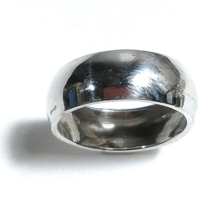 PREZIOSI ARGENTO-Fedina a fascia larga