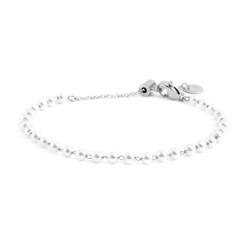 MARLU - Bracciale catena con perle 3,3mm