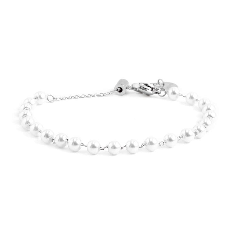 MARLU - Bracciale catena con perle 4,3mm
