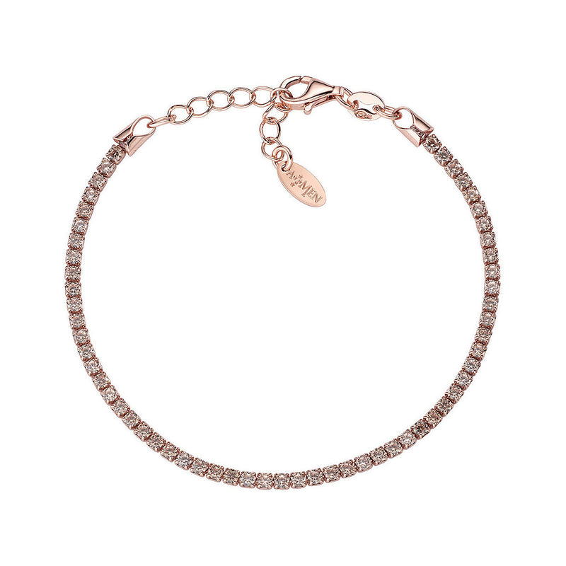 PREZIOSI ARGENTO 925 - Bracciale donna gioielli Tennis