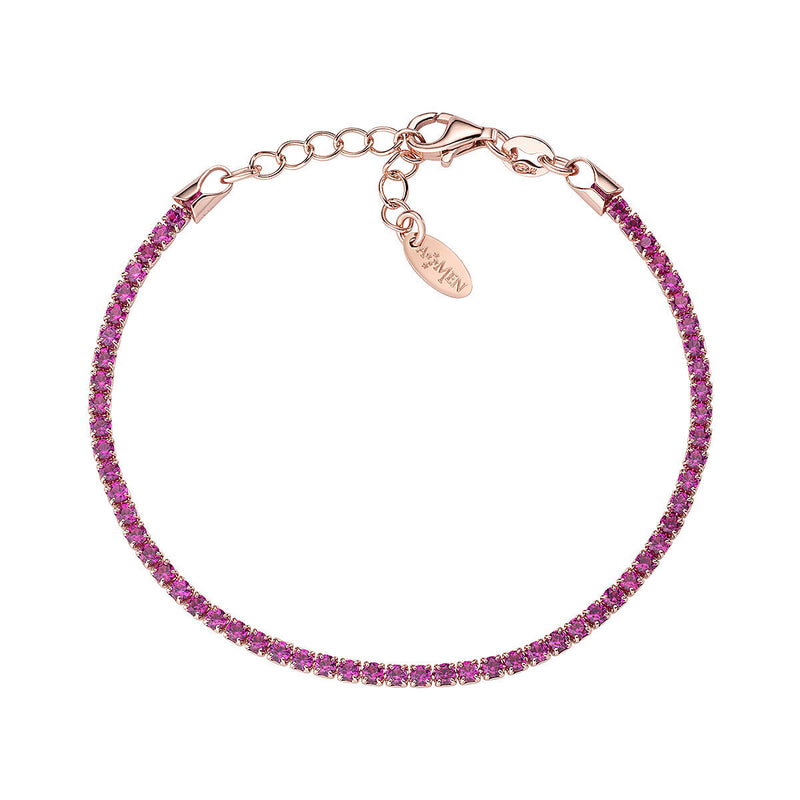 PREZIOSI ARGENTO 925 - Bracciale donna gioielli Tennis