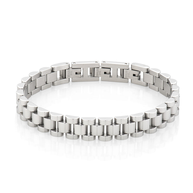 LUCA BARRA - BRACCIALE IN ACCIAIO