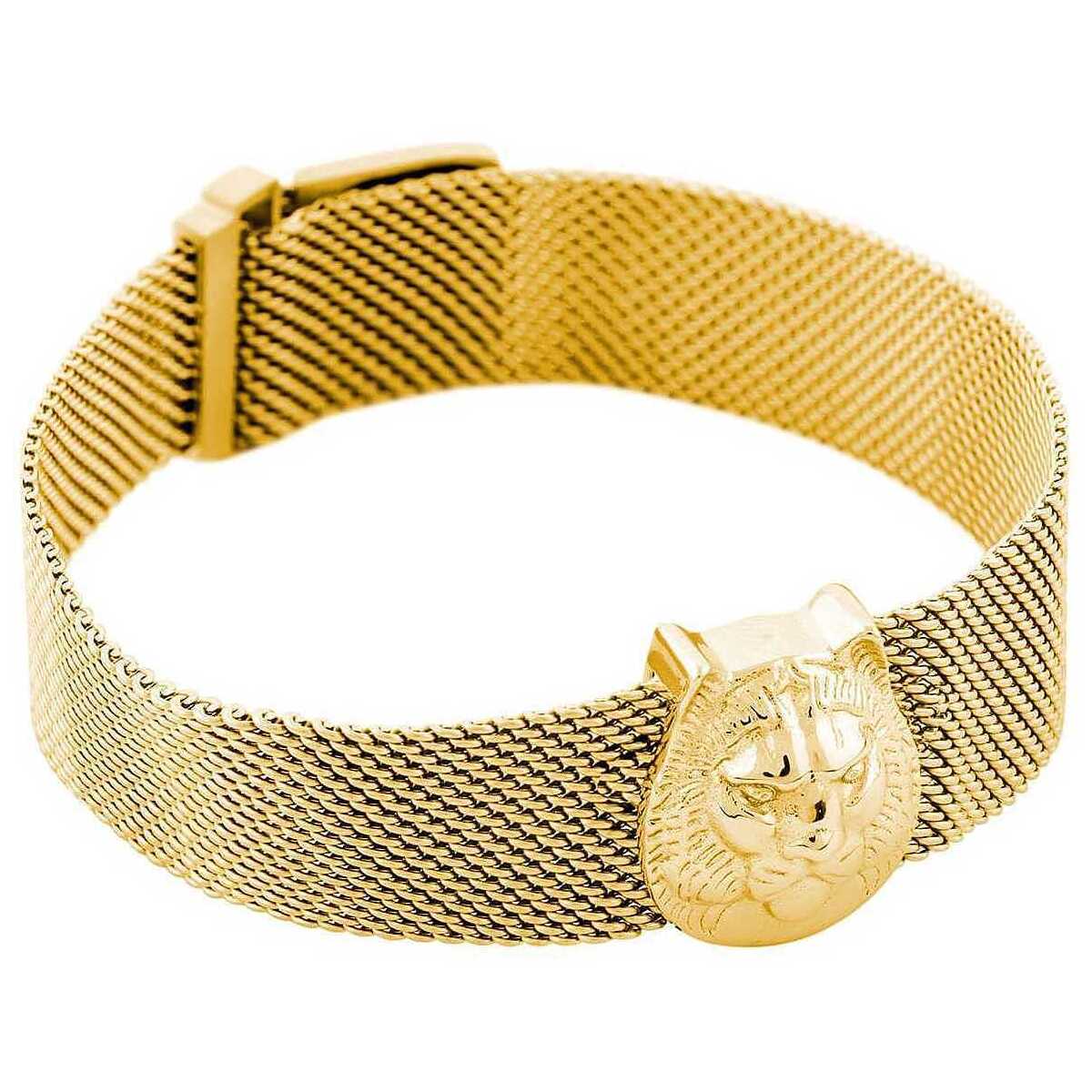 Bracciale Liu Jo in acciaio gold con leone