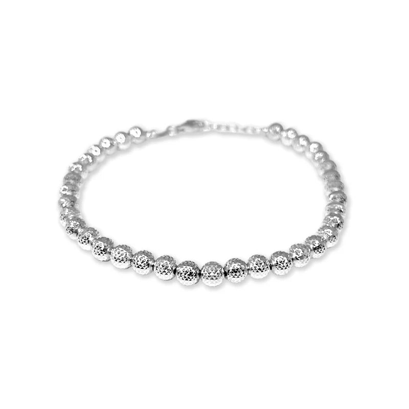 FALCO GIOIELLI -Bracciale in Oro Bianco con sfere - Oro18kt - 3 gr.