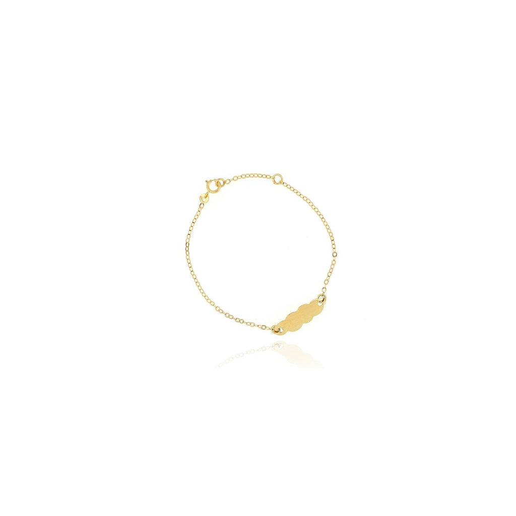 FALCO GIOIELLI  - Bracciale Targhetta in Oro 750