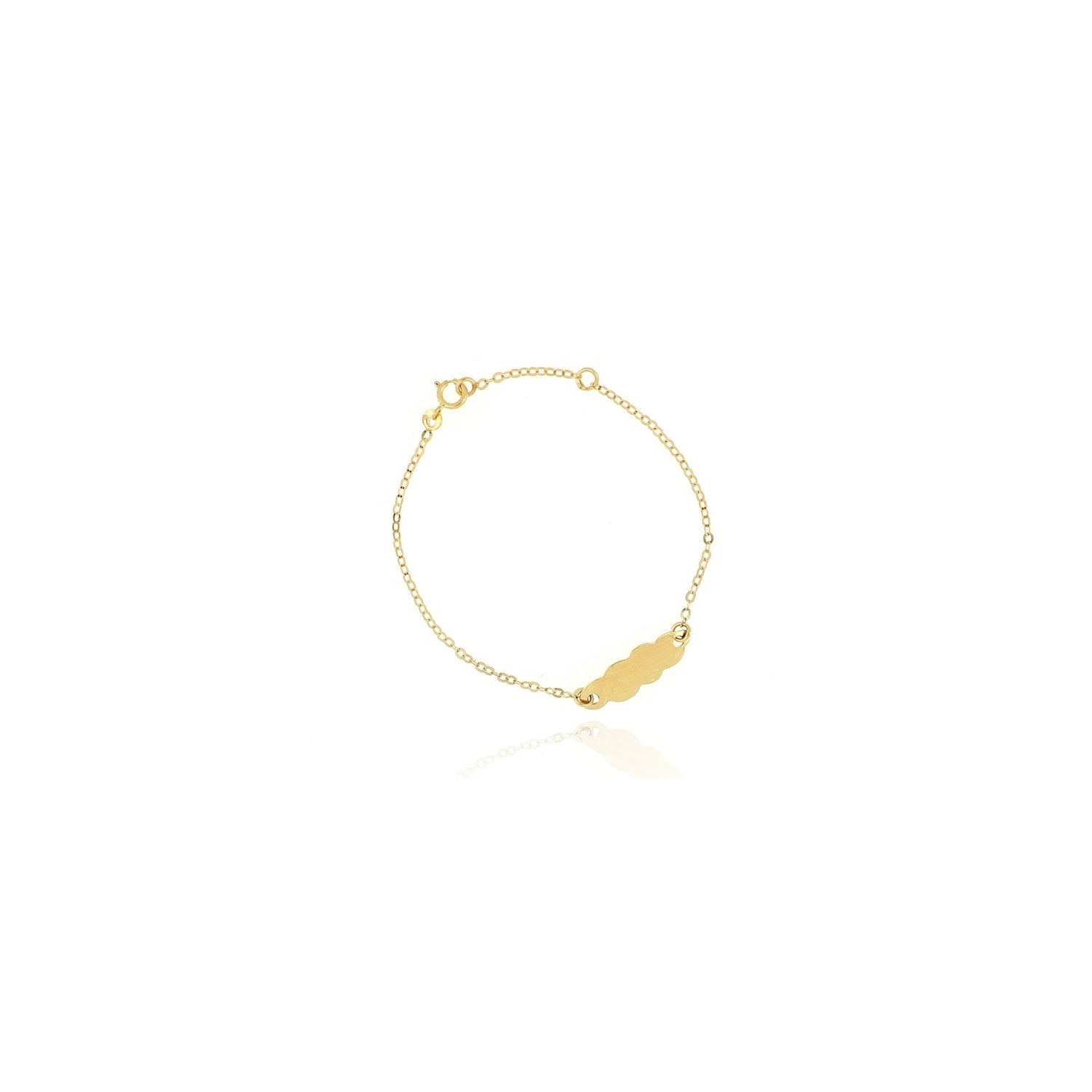FALCO GIOIELLI  - Bracciale Targhetta in Oro 750