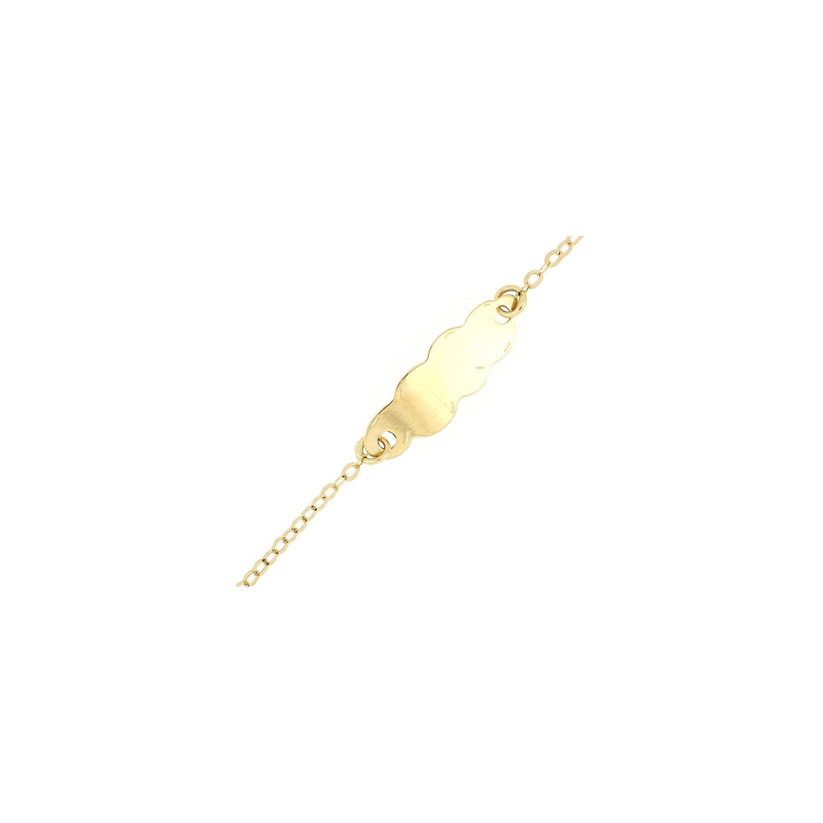FALCO GIOIELLI  - Bracciale Targhetta in Oro 750