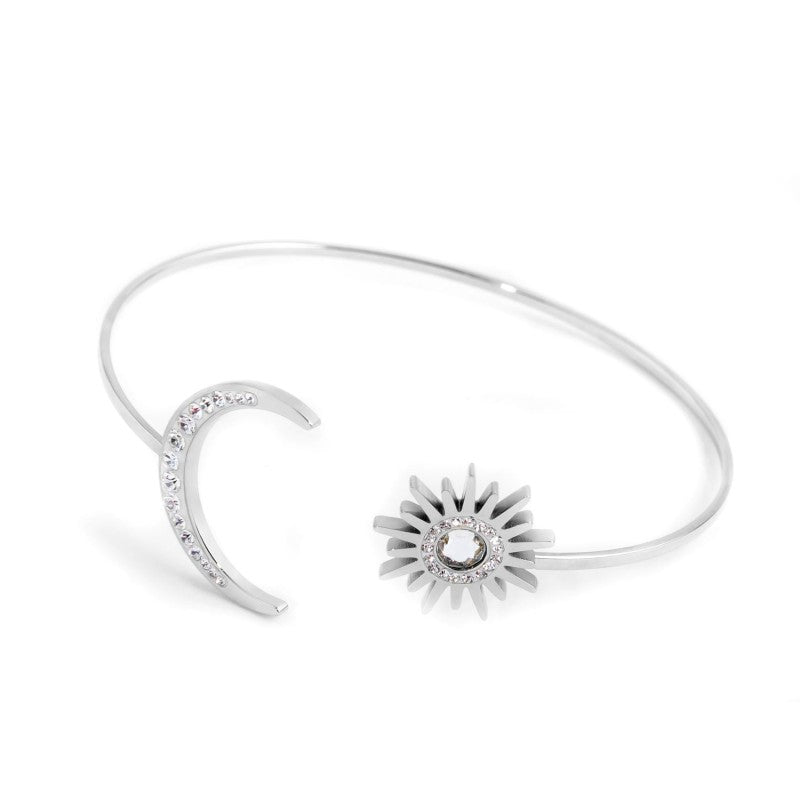 MARLU - Bracciale rigido sole e luna
