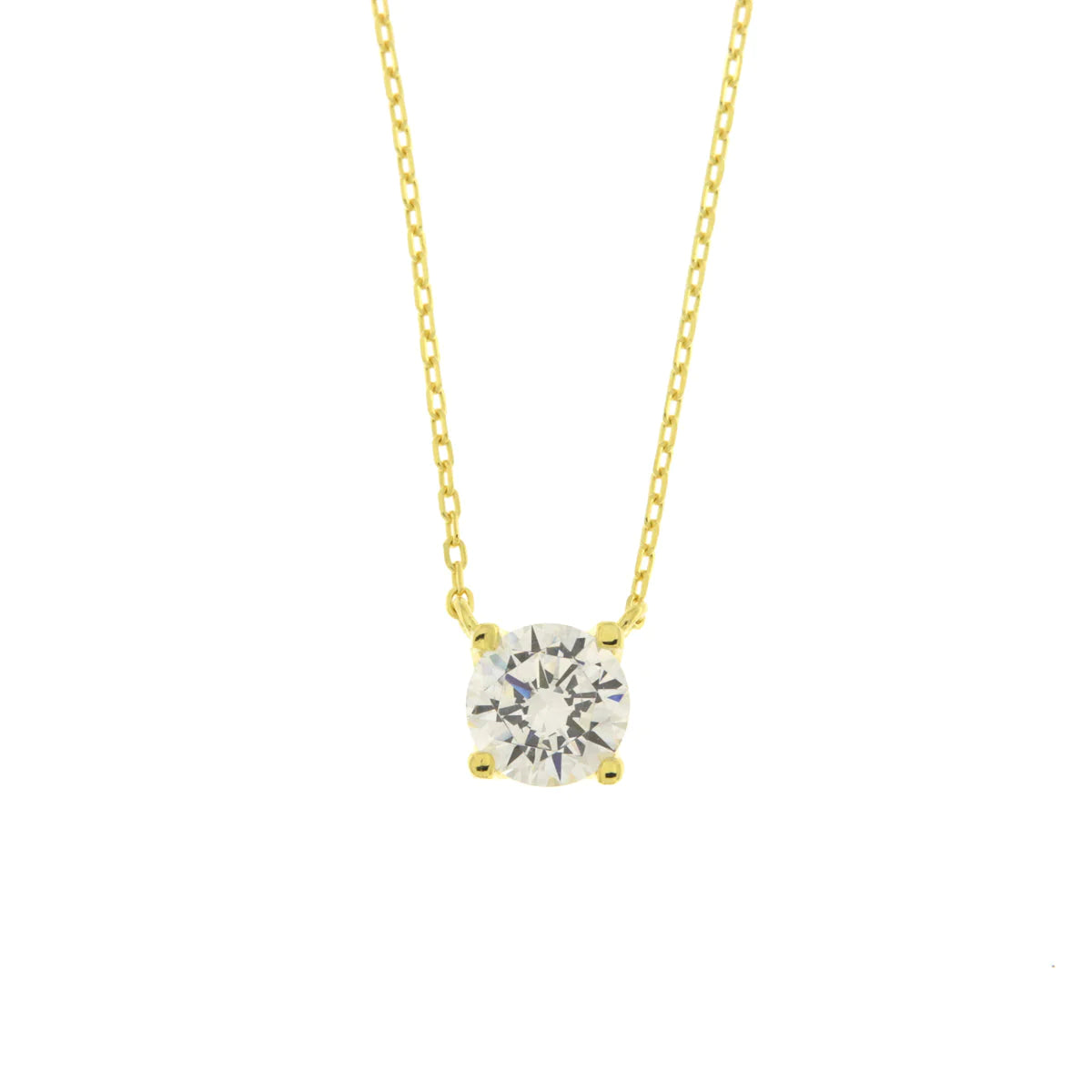 Collana in Argento 925 con punto luce centrale