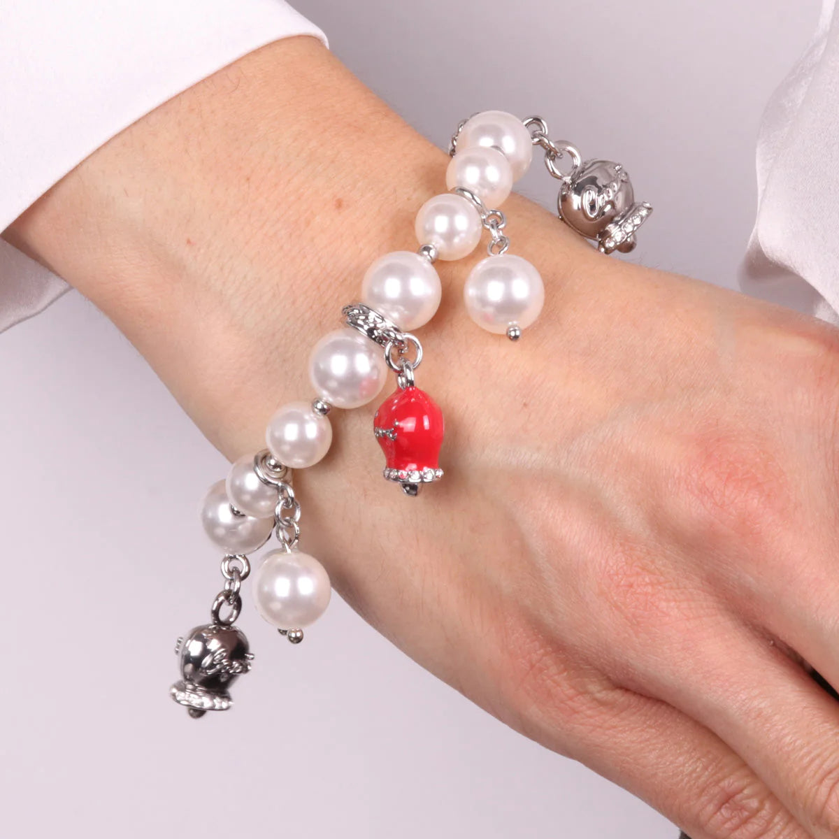 BY SIMON - BRACCIALE PERLE PORTAFORTUNA