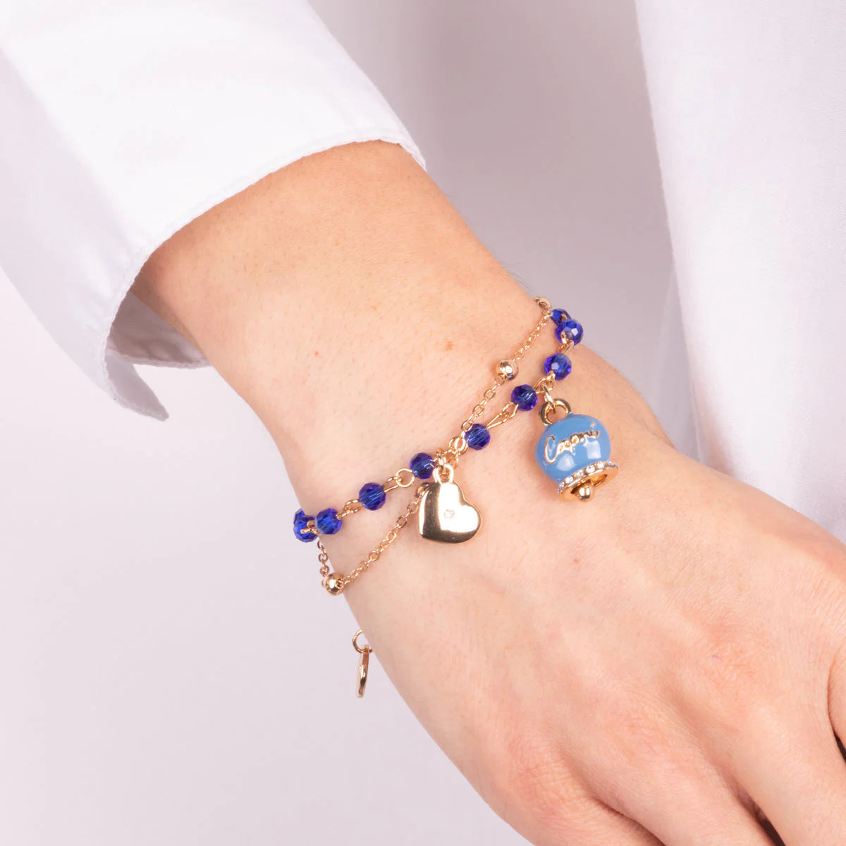 Morellato bracciale donna a catena con cristalli in acciaio dorato in offerta Morellato bracciale donna a catena con cristalli in acciaio dorato in offerta