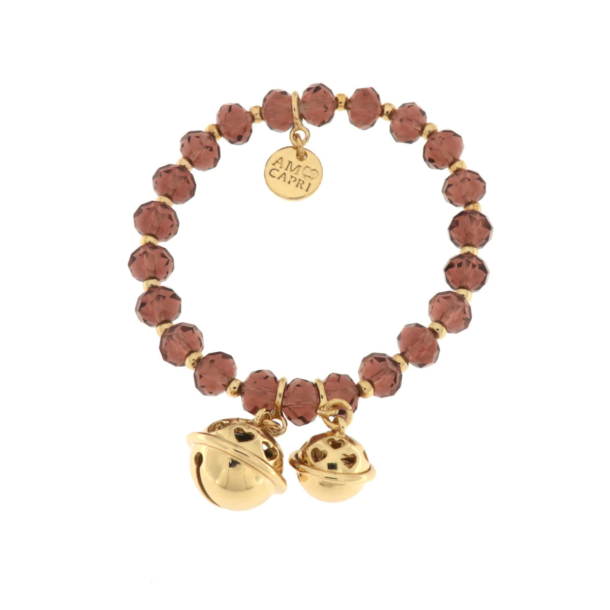 Bracciale in Metallo con sonagli e pietre