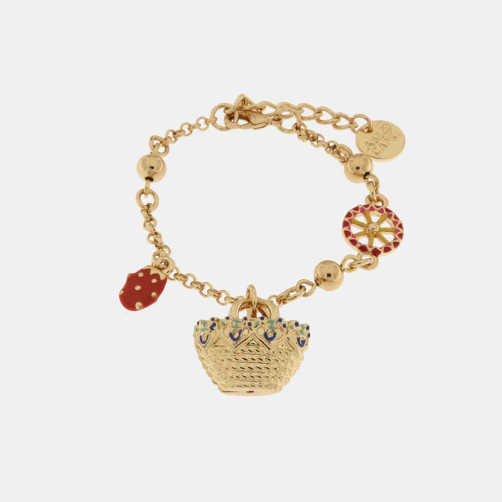 BY SIMON - BRACCIALE BORSA E CUORE