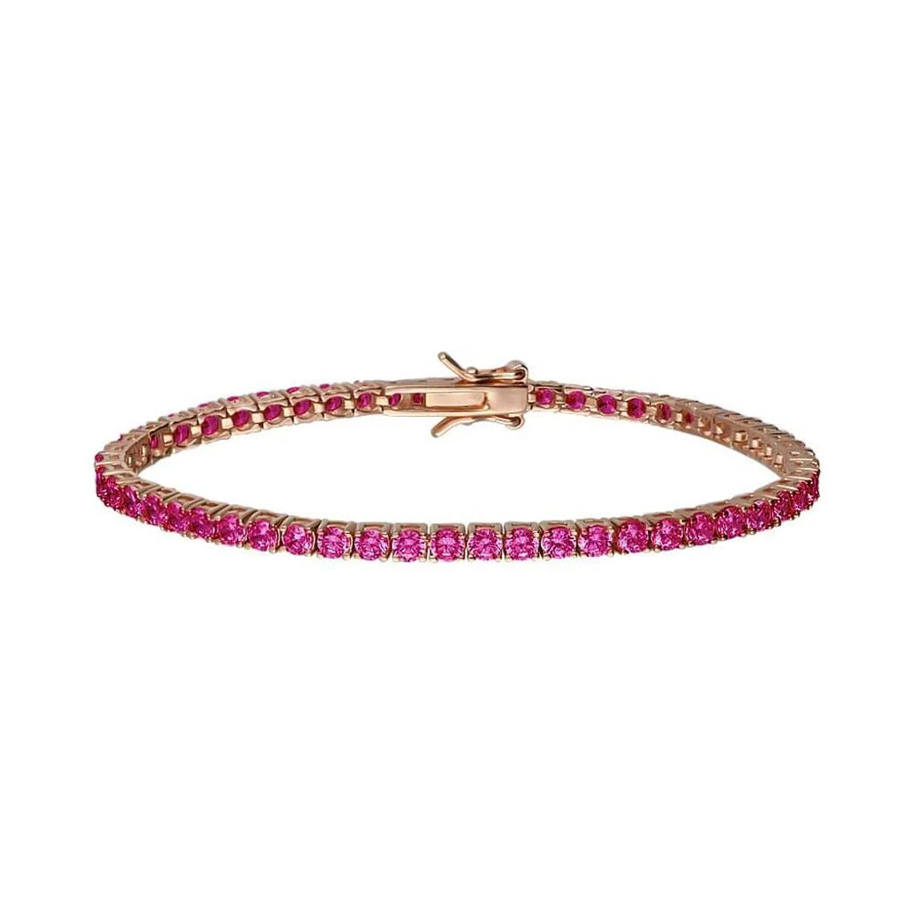PREZIOSI ARGENTO 925 - Bracciale tennis argento 925