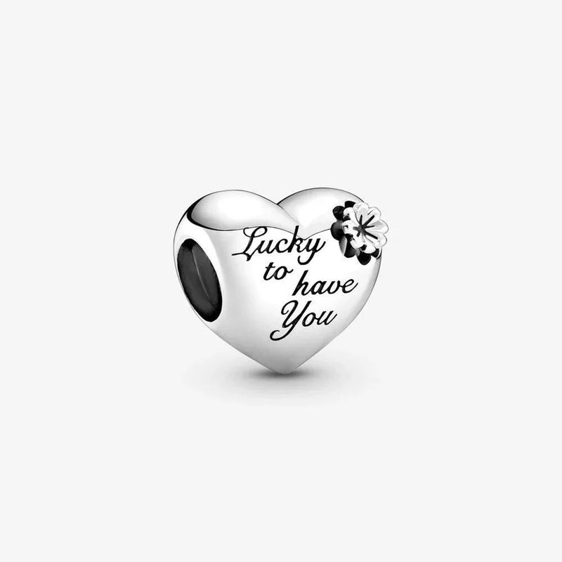Pandora-Charm Cuore e Quadrifoglio