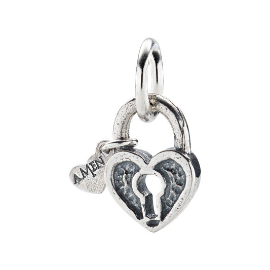 Amen - Charm Cuore Lucchetto - CH-AM07