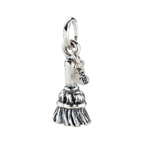 PREZIOSI ARGENTO 925 - Charm Scopetta Scacciapensieri
