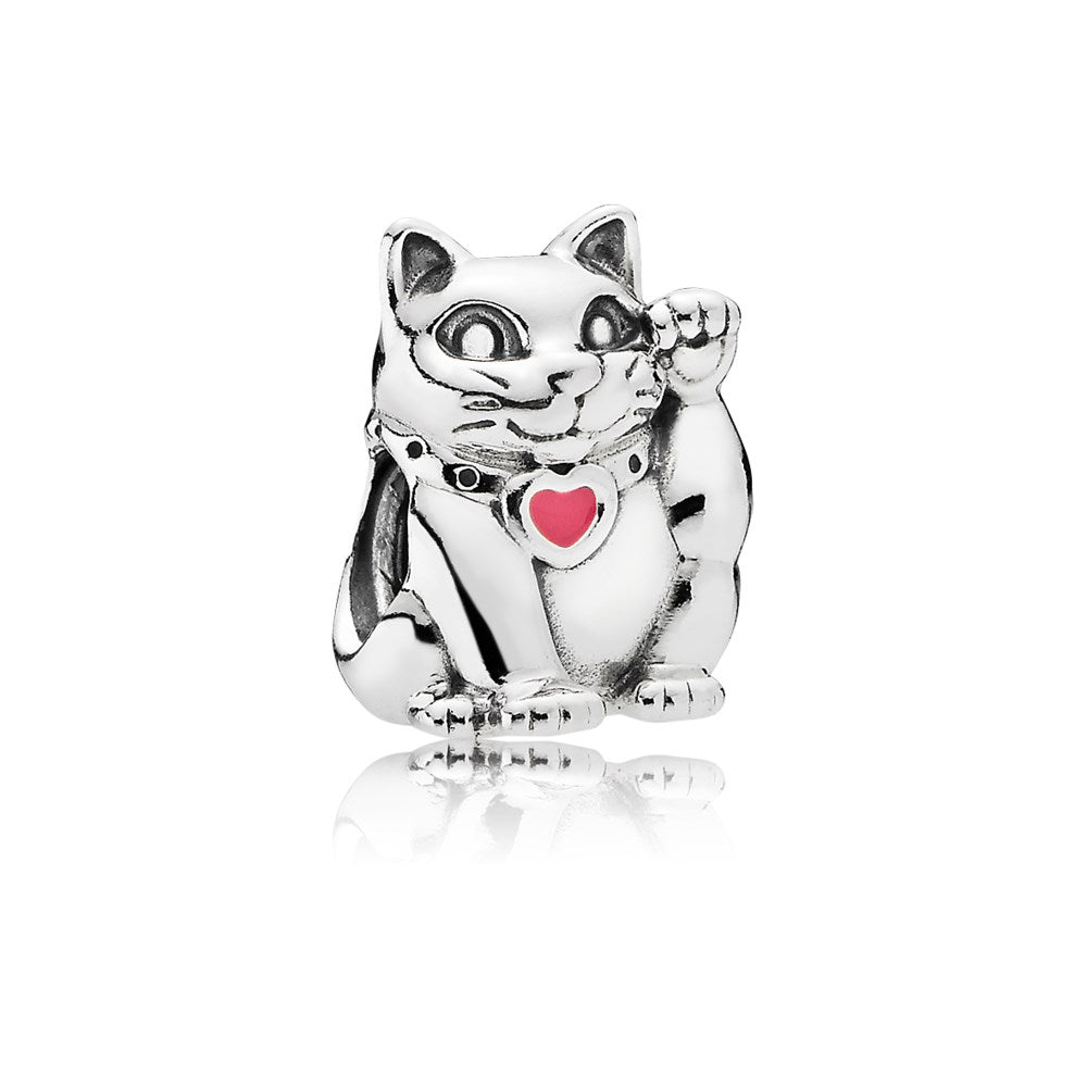 Pandora charm Gattino Portafortuna