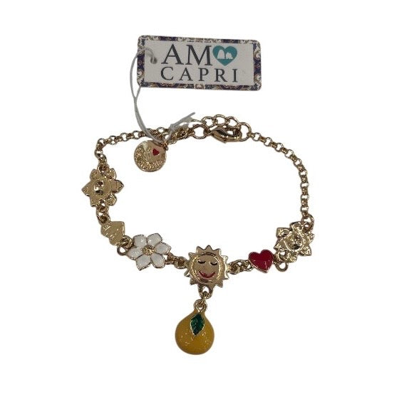 BY SIMON-Bracciale in Metallo con limoni