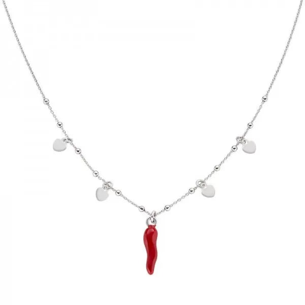 PREZIOSI ARGENTO 925-Collana Donna Cornetti