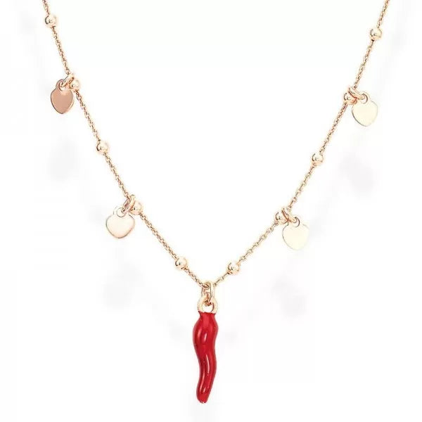 PREZIOSI ARGENTO 925 - Collana Donna Cornetti