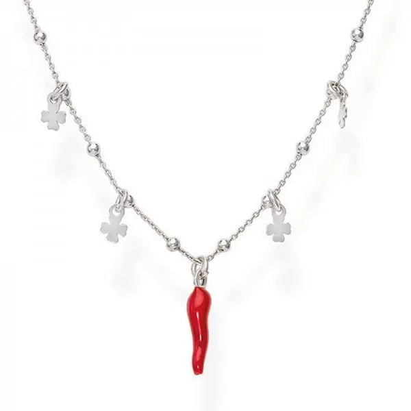 PREZIOSI ARGENTO 925 - Collana Donna Cornetti