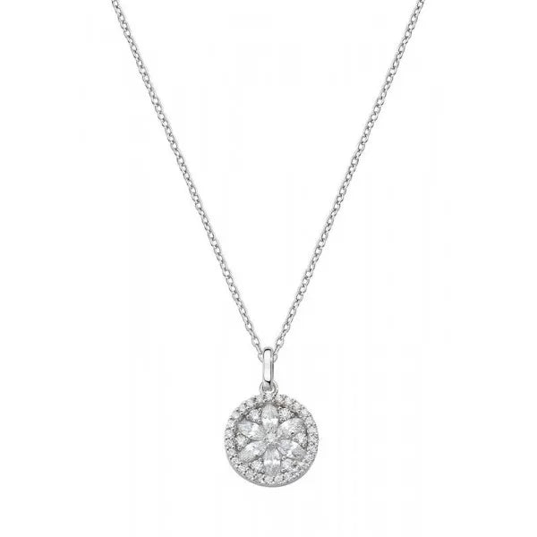 PREZIOSI ARGENTO 925- Collana Donna Fiore della Vita