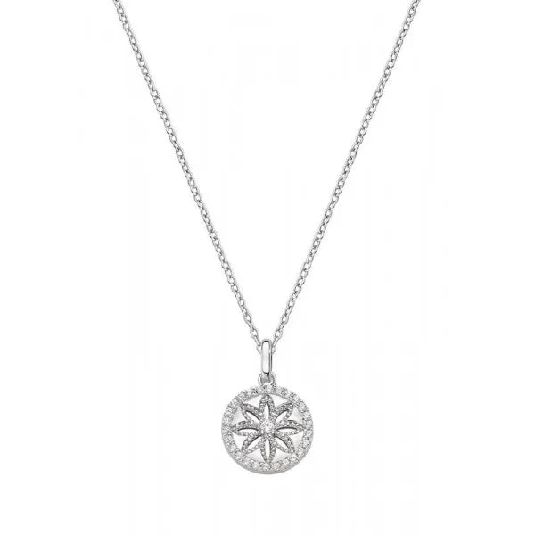 PREZIOSI ARGENTO 925- Collana Donna Fiore della Vita