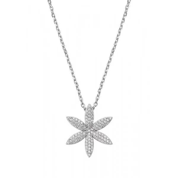 PREZIOSI ARGENTO 925 - Collana Donna Fiore della Vita
