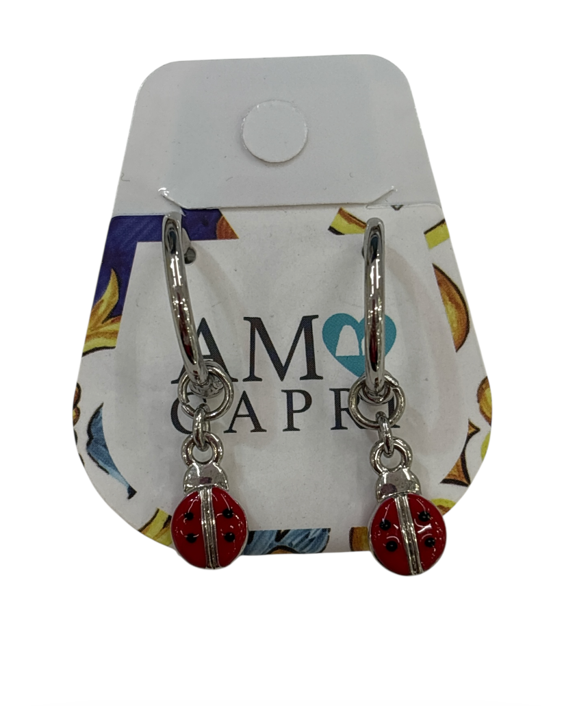 BY SIMON-Orecchini Coccinella