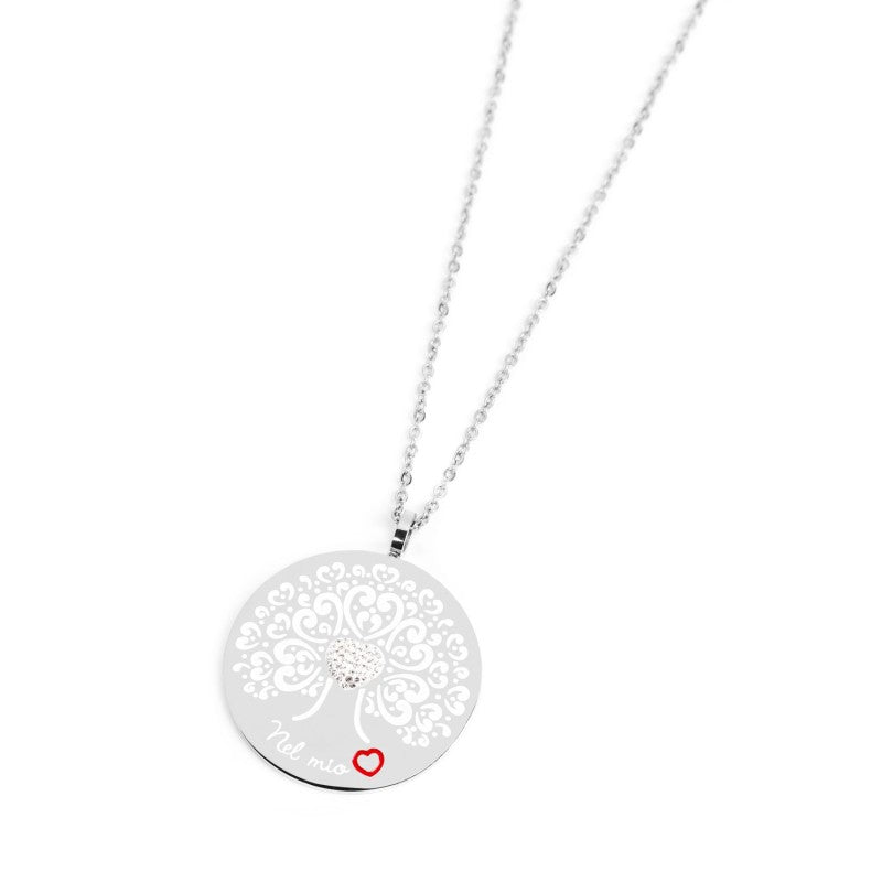 MARLU -Collana albero dei valori pendente 30mm