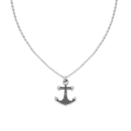 AMEN - Collana Ancora in Acciaio e Smalto - ACCL100