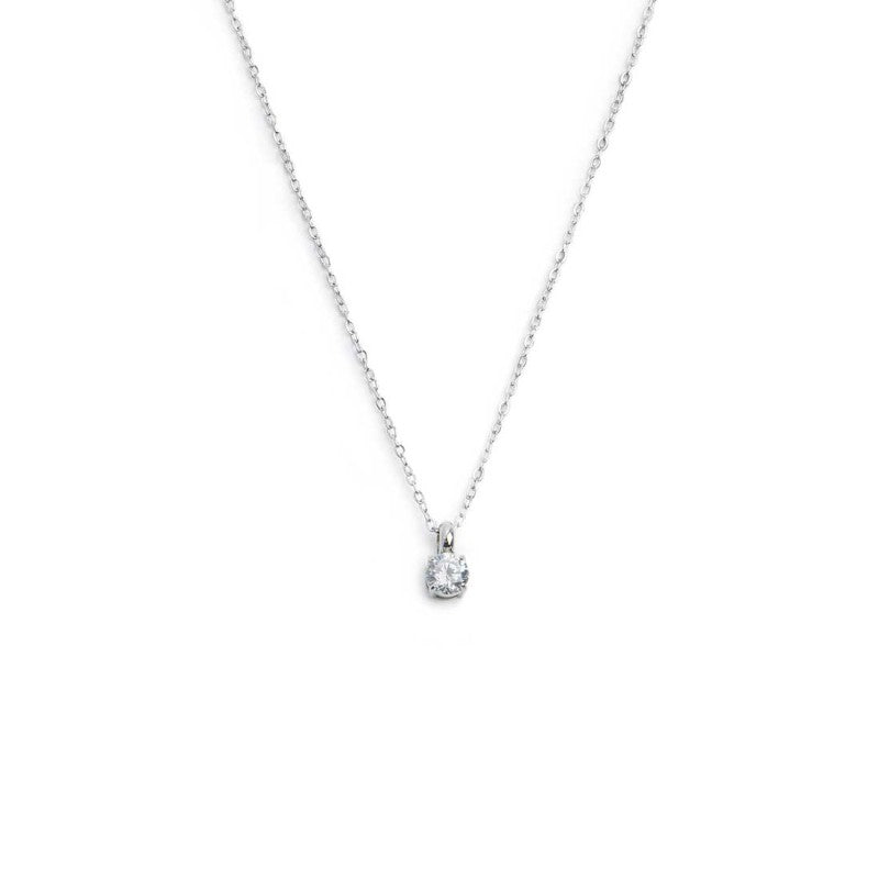 MARLU - Collana catena cutting cross zircone centrale